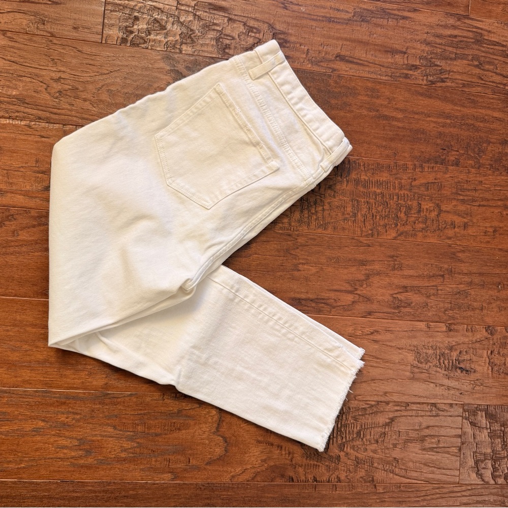 NWOT The Drop Audrey White Slim High-Rise Denim Jeans